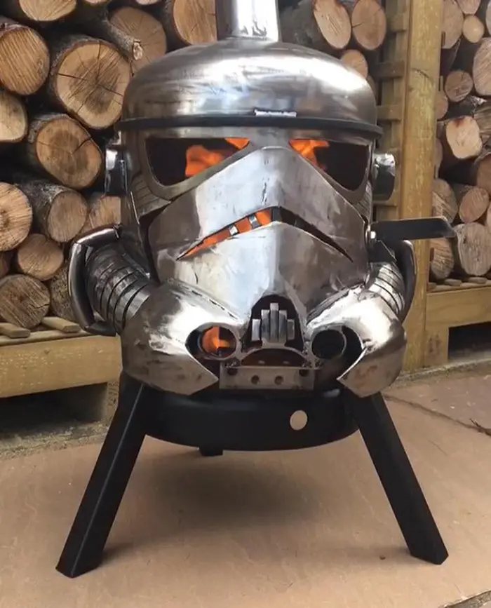 Star Wars Storm Trooper Wood Burner