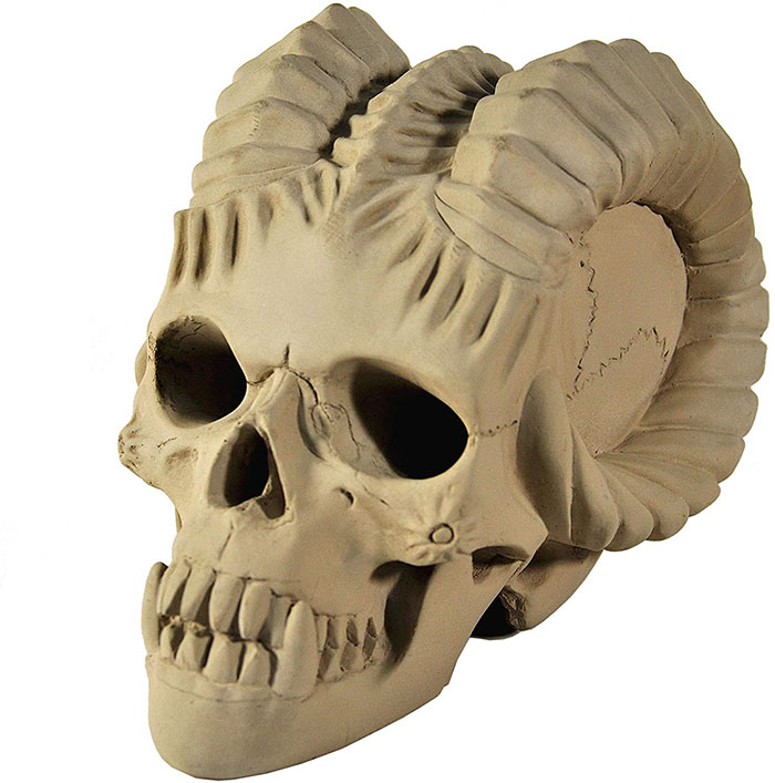 brown demon skull fireproof