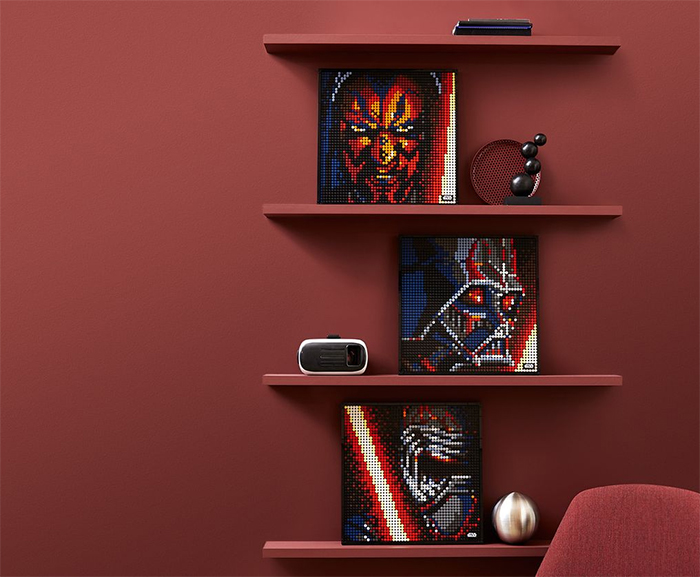 buildable lego posters sith lords