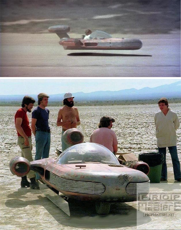 film trivia star wars floating speeder