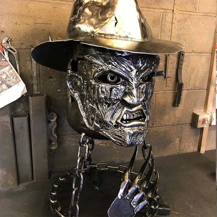 horror movie inspired wood burner