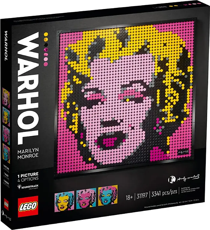 immersive buildable portrait warhol set