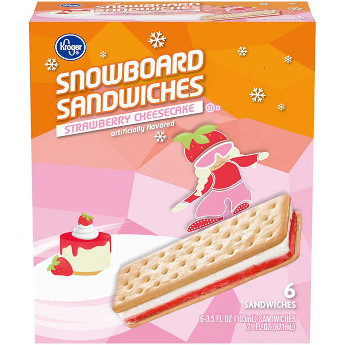 kroger strawberry cheesecake ice cream sandwiches