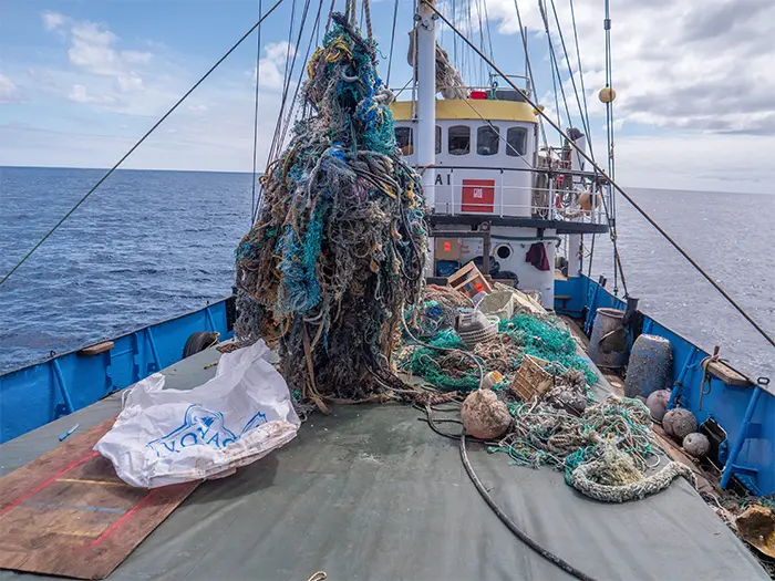 marine plastic recovery vessel pacific trash vortex