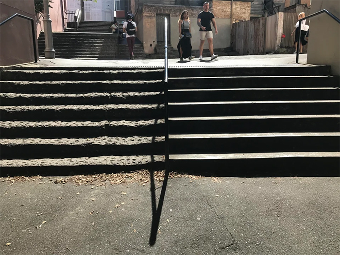 old stairs vs newly built stairs