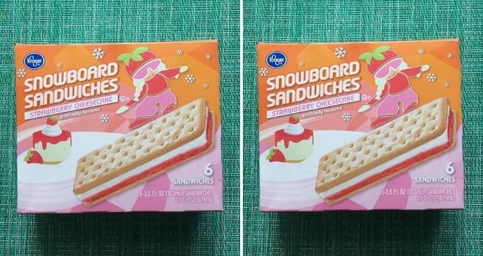 strawberry cheesecake ice cream sandwiches