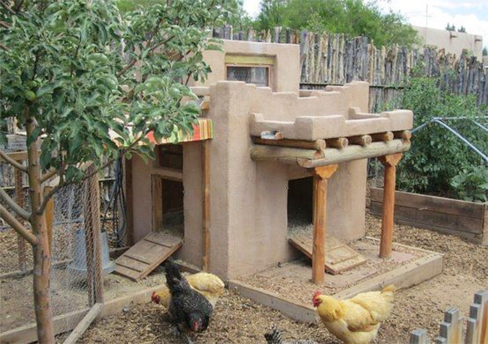 unique poultry houses adobe style