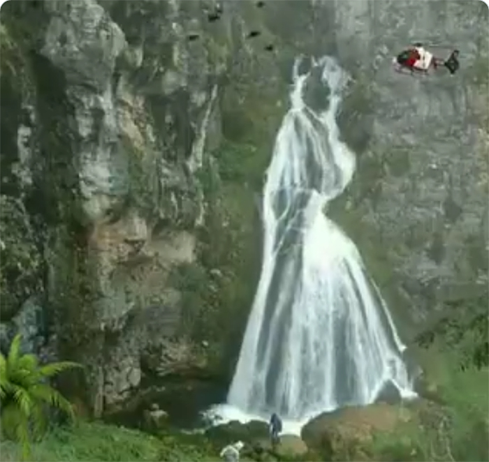 waterfall of the bride peru