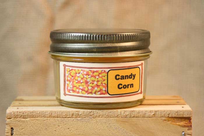 4 ounce candy corn candle