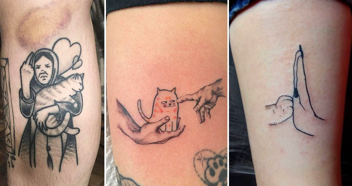 Awesome cat tattoos