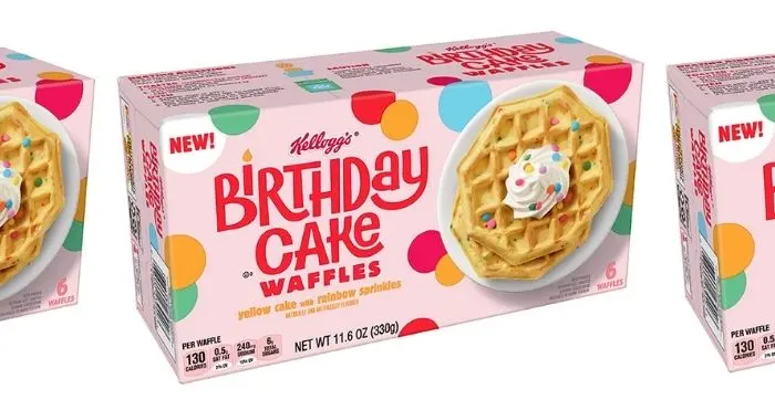 birthday cake waffles