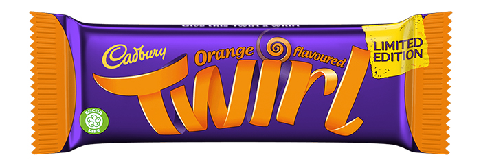 cadbury orange twirl