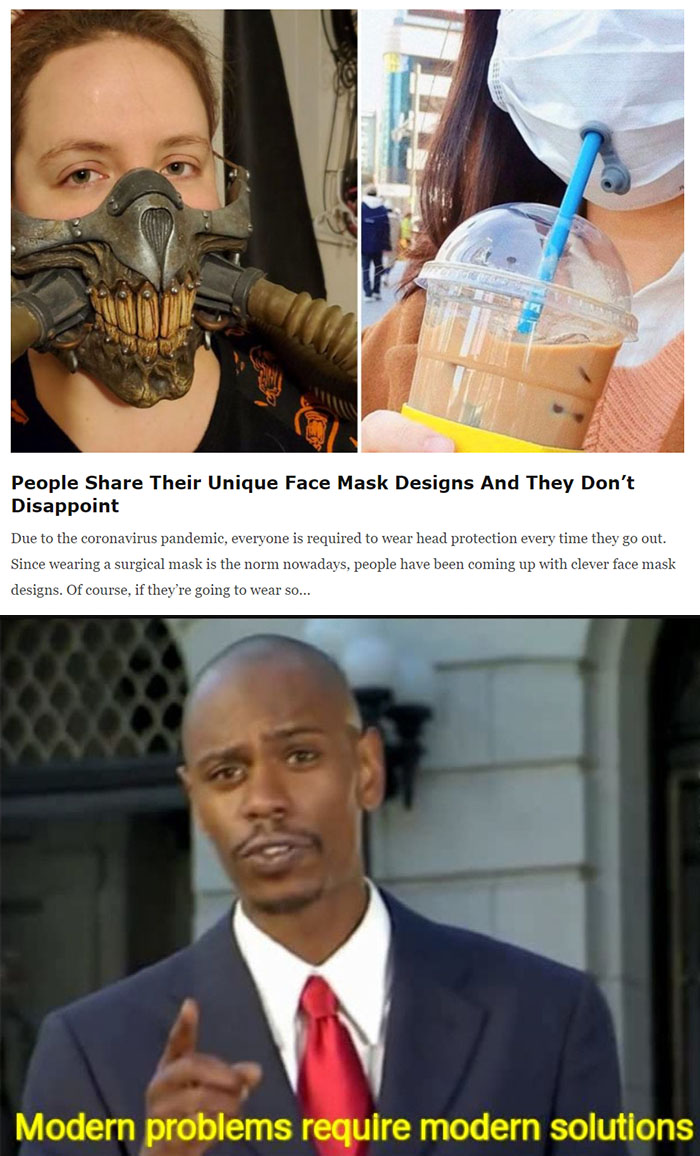 people create unique face masks