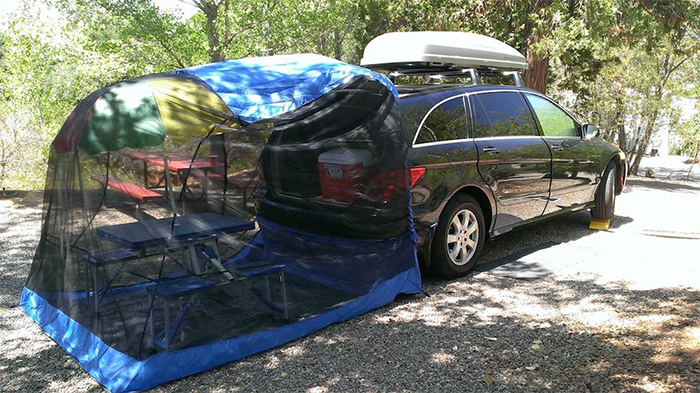 easy to install tailgate tent