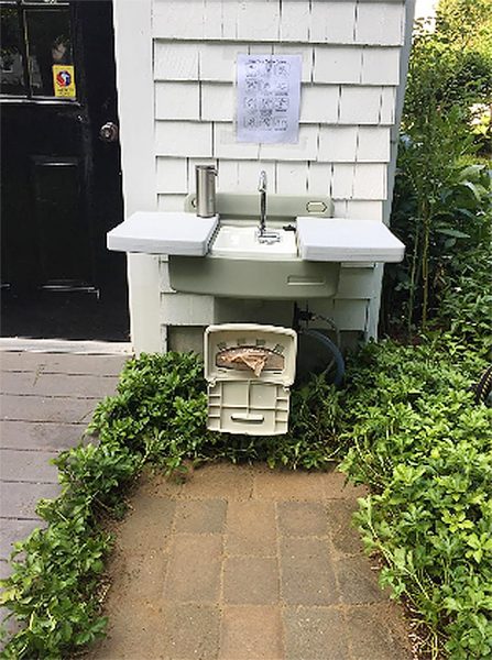 You Can Get A Garden Hose Sink That Doesn't Need Any Extra Plumbing