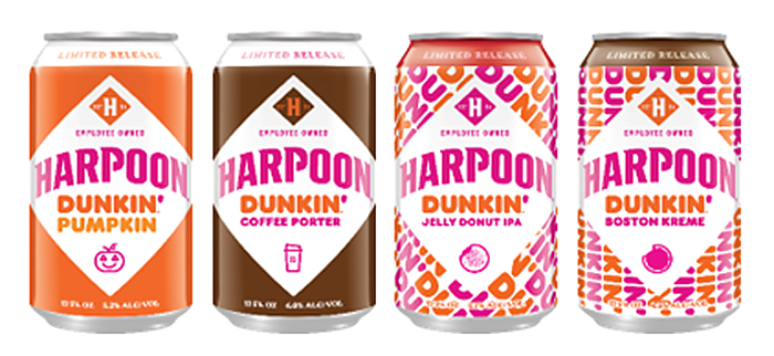 harpoon dunkin beers