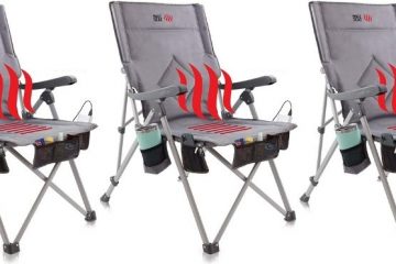 heated folding chair