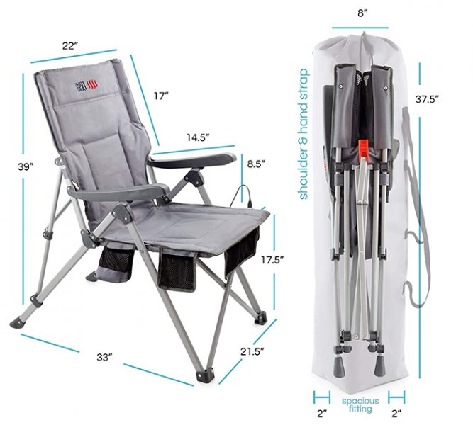 This Heated Folding Chair Will Keep Your Butt Nice And Toasty While