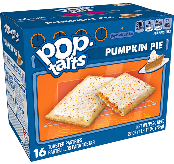 pop-tarts pumpkin pie packaging