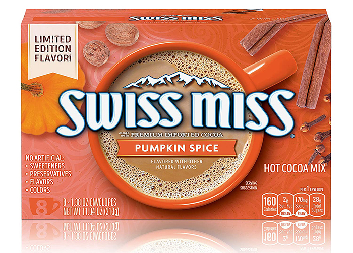 swiss miss pumpkin spice hot cocoa mix