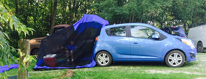 tailgate tent bug-free ventilation
