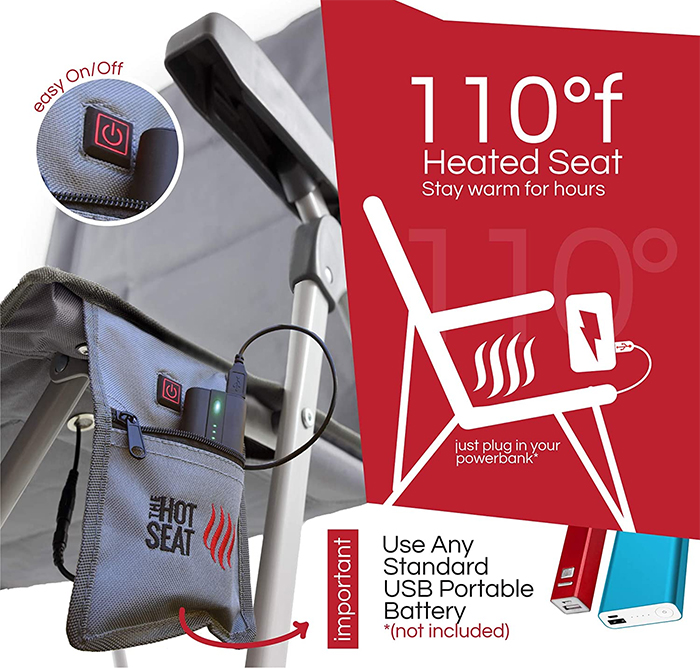 the hot seat usb-powered heating