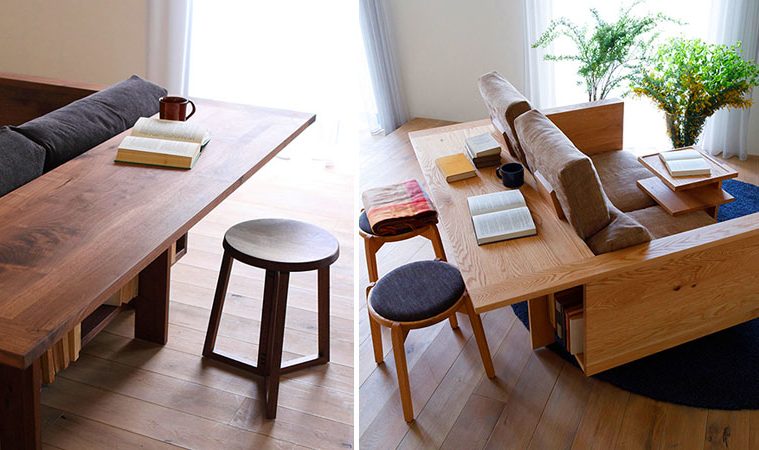 Couch table in one