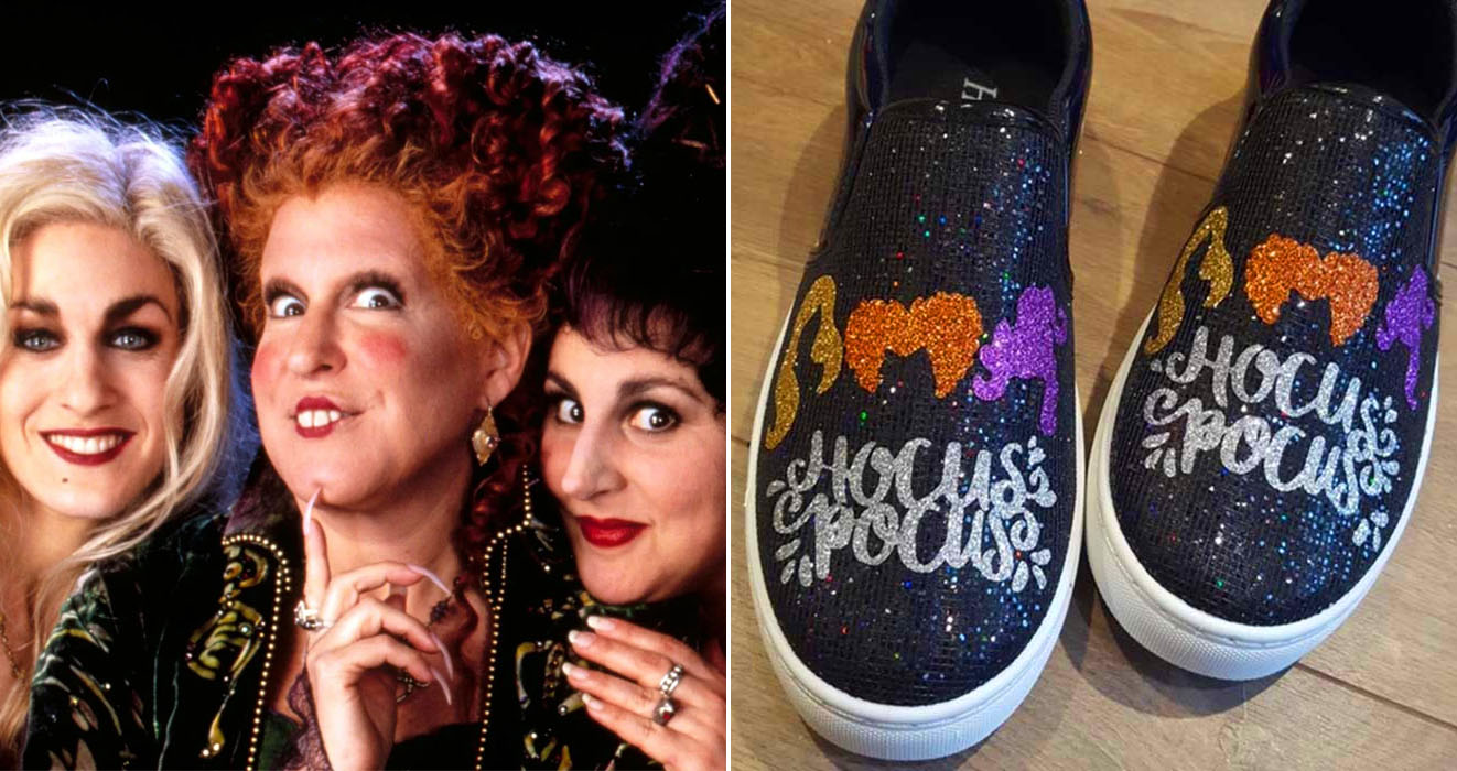These Sparkling Hocus Pocus Sneakers Are Perfect For Halloween