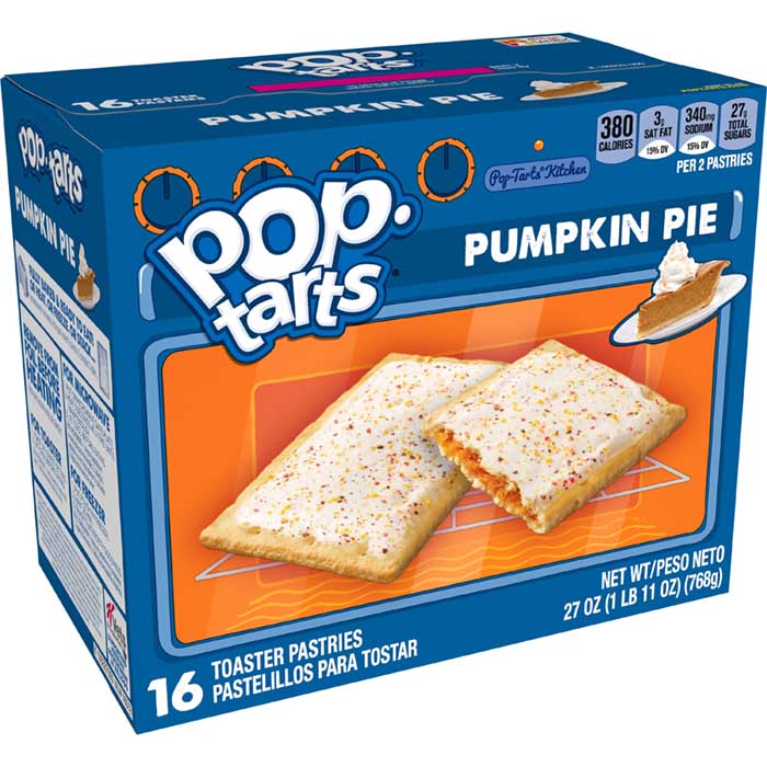 Pop-Tarts Pumpkin Pie Flavor Box of 16