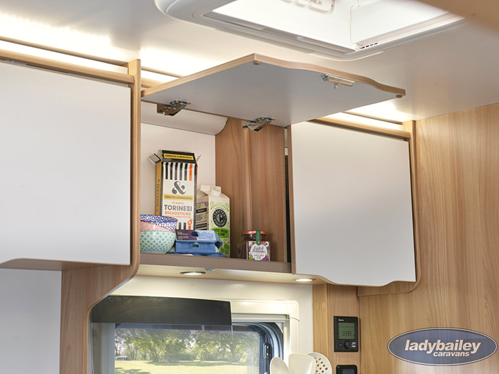 bailey discovery d4-2 camper trailer cupboards