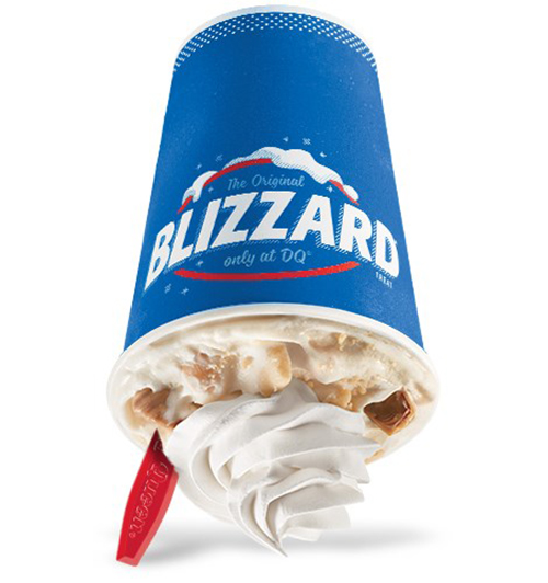 caramel apple pie blizzard