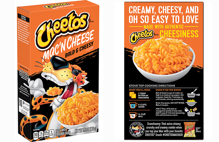 cheetos mac 'n cheese bold cheesy