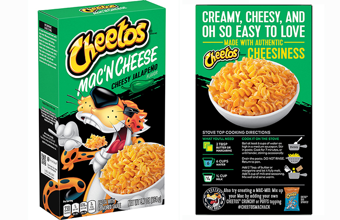 cheetos mac 'n cheese cheesy jalapeno