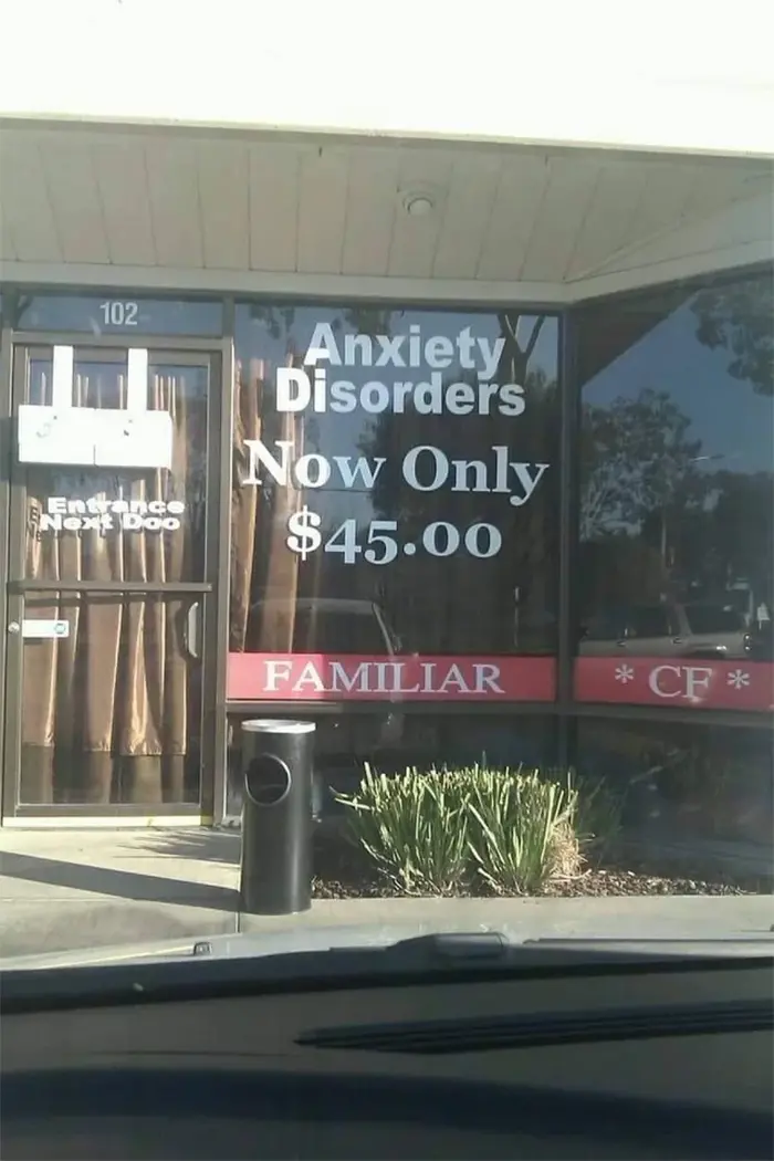 crappy designs anxiety disorders for sale