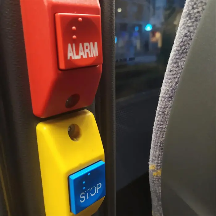 crappy designs braille button bus