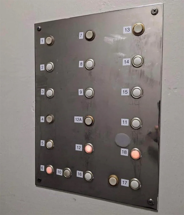 crappy designs confusing elevator buttons