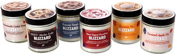 dairy queen fall blizzard candles