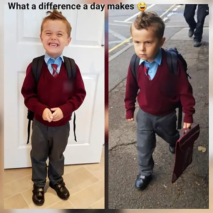 first day of school difference a day makes