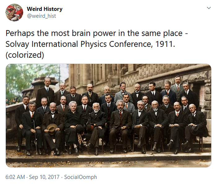 most brain power in the same place