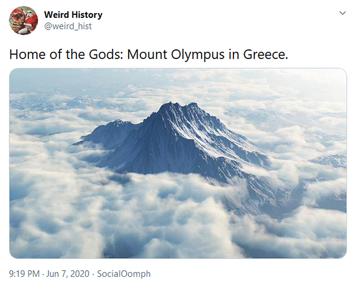 mount olympus greece