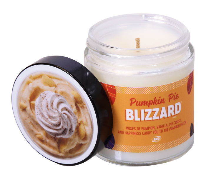 pumpkin pie blizzard candle