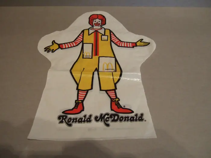 ronald mcdonald hand puppet