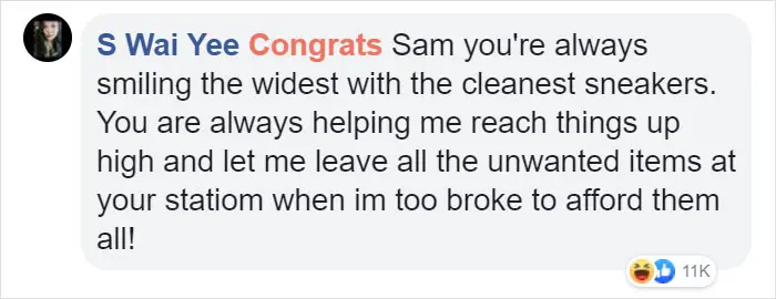 s wai yee facebook comment walmart streator cashier of the week