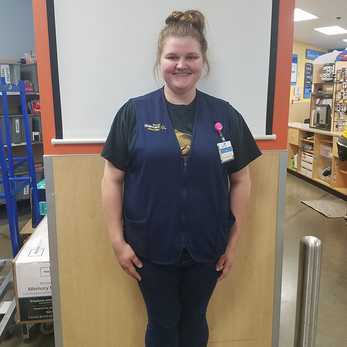 walmart streator cashier of the week sam reynolds