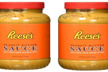 4.5-pound tub of Reese's Peanut Butter sauce