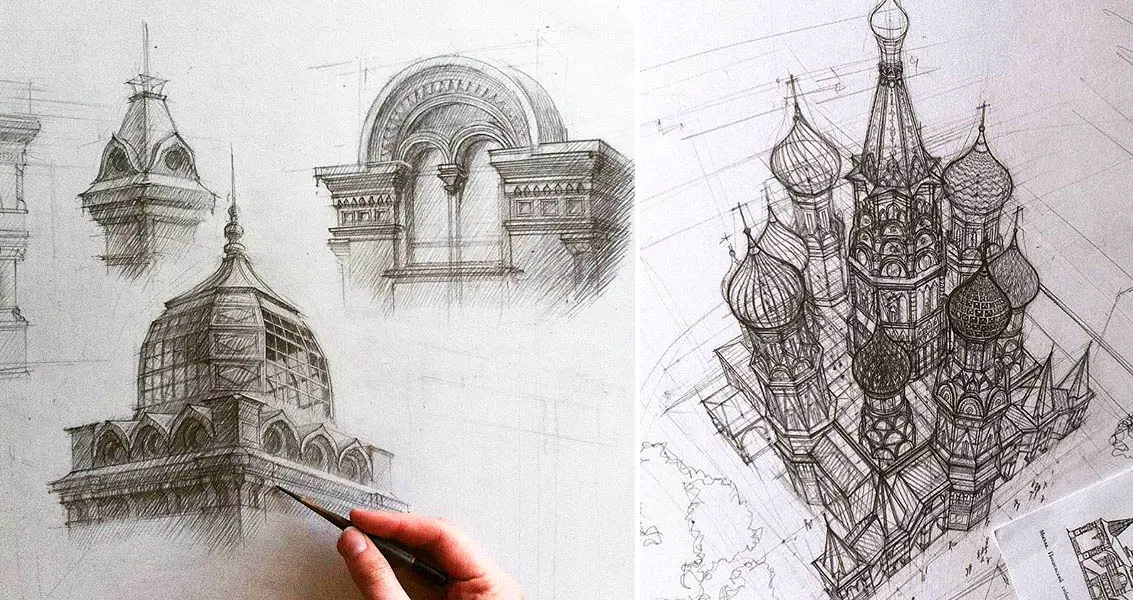 Architectural sketches