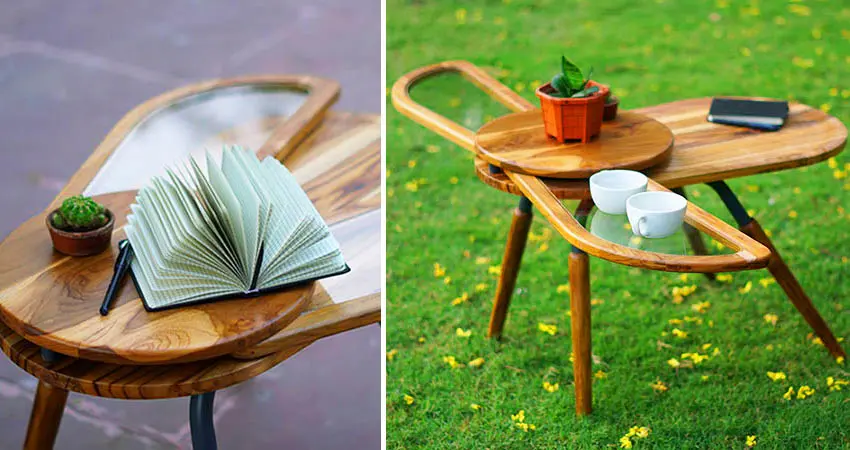 Beetle-Inspired Coffee Table Has Wings