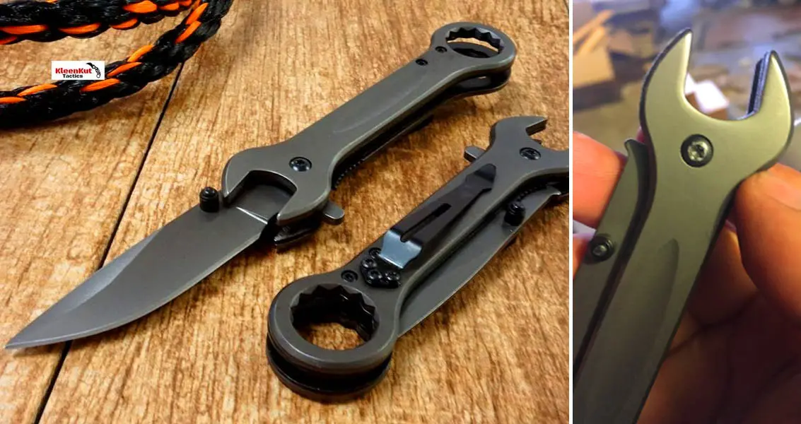Tactical wrench knife