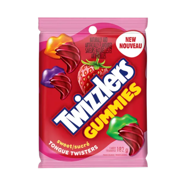 Twizzlers Gummies Tongue Twisters Sweet