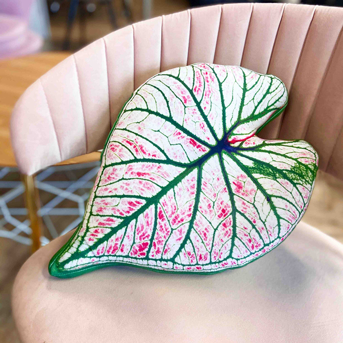 caladium leaf pillow by enjoypillows